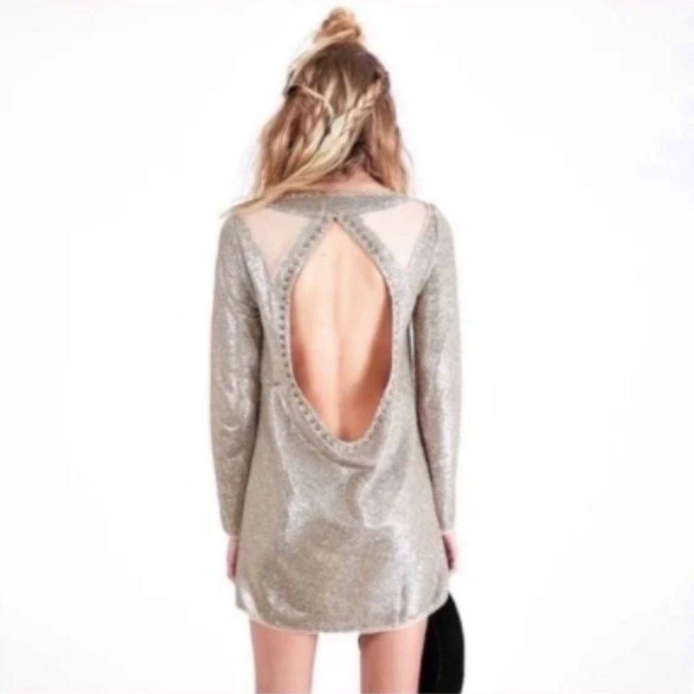 Spell & The Gypsy Collective Gold Sequin Dress